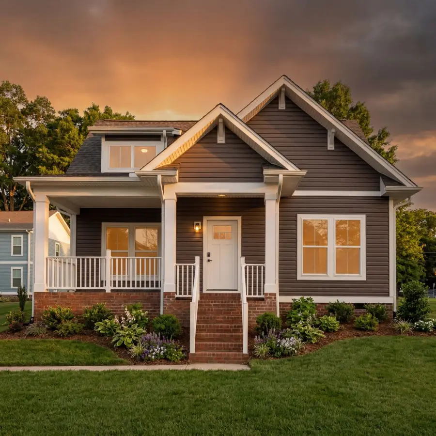 new construction home built on owner's land in Greensboro NC