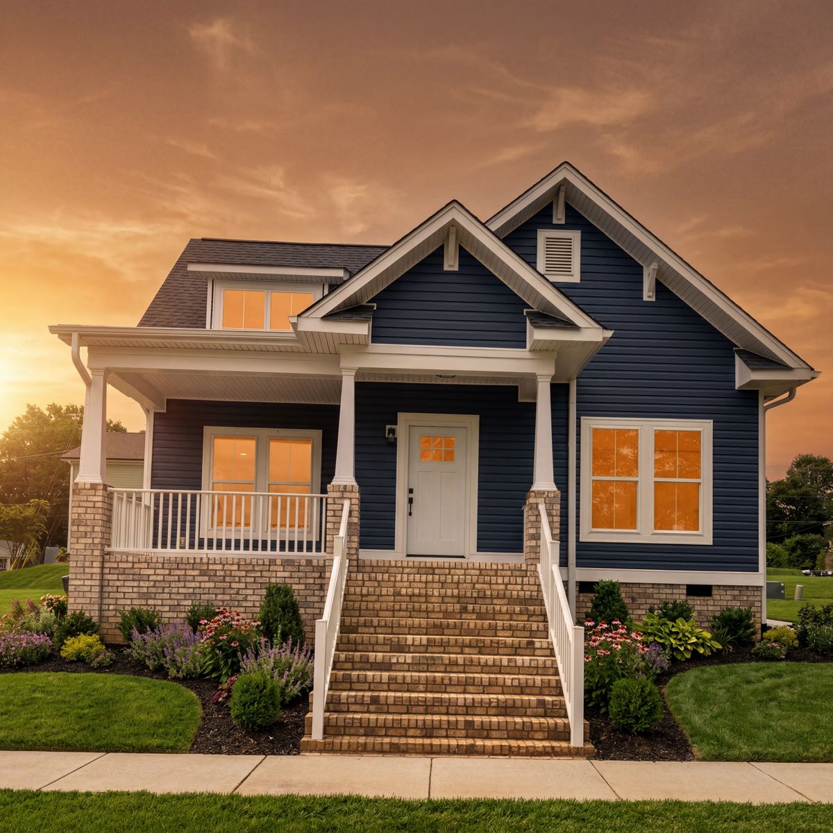 Completed new construction home on Linda Jones Ave Greensboro NC 2025 - Triad Core Builders